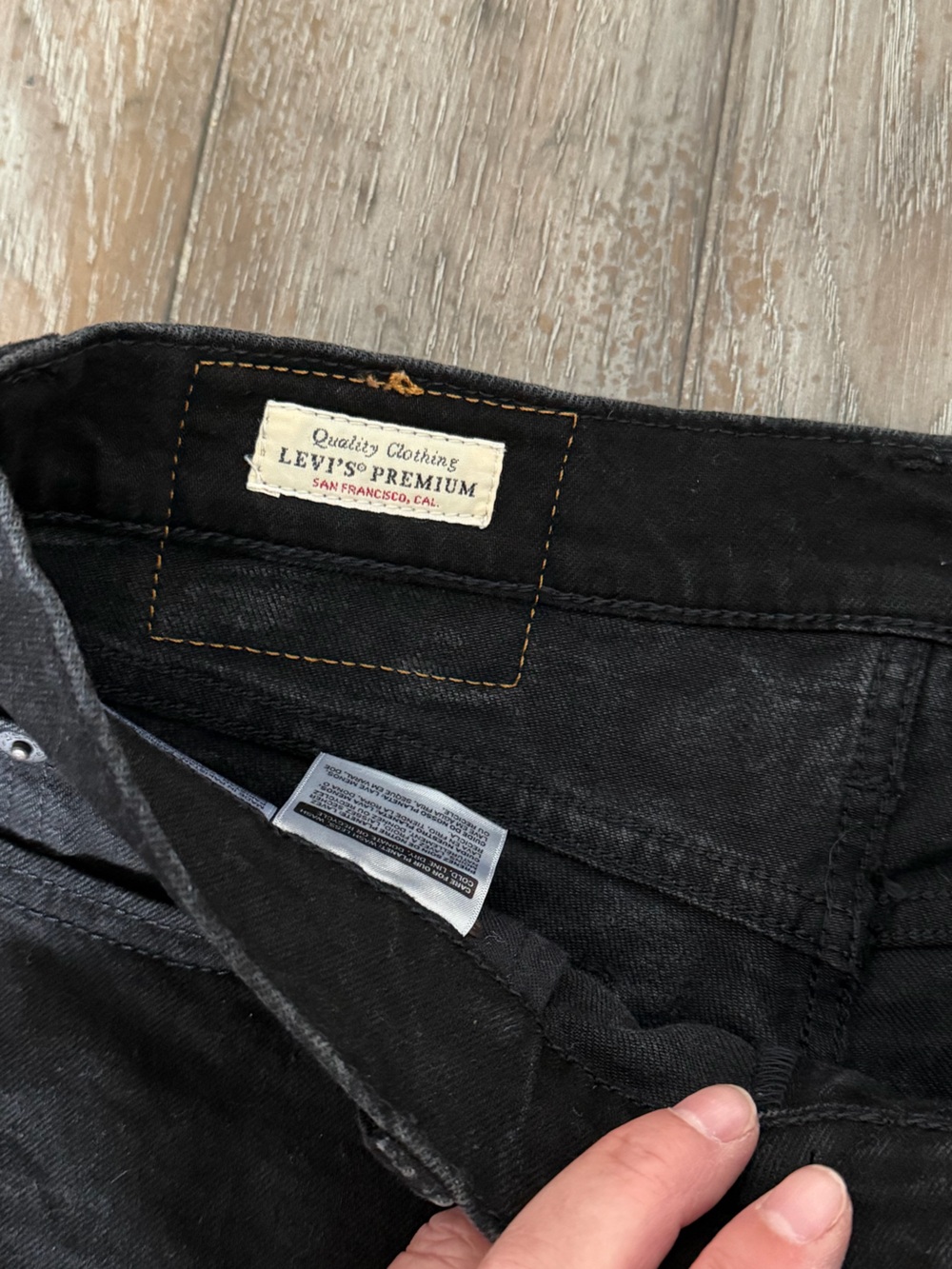 Levi's Black Skinny 510 Jeans - Picture 3 of 9